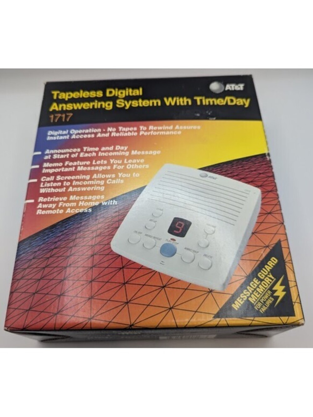 AT&T 1717 Tapeless Digital Answering System - Not Working In Box
